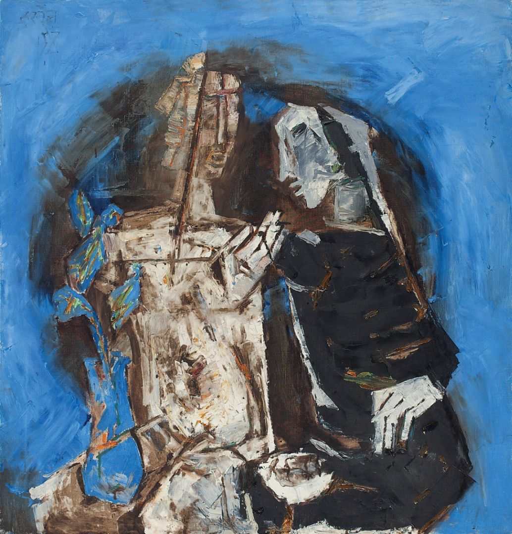 Untitled (Two Figures with Cactus)