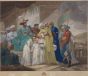 Tippoo Sultaun delivering to Gullum Alli Beg His Vakeel His Two Sons Who are Taking Leave of Their Brother Previously to Their Departure from Seringapatam 