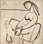 Untitled (Woman with Rooster)