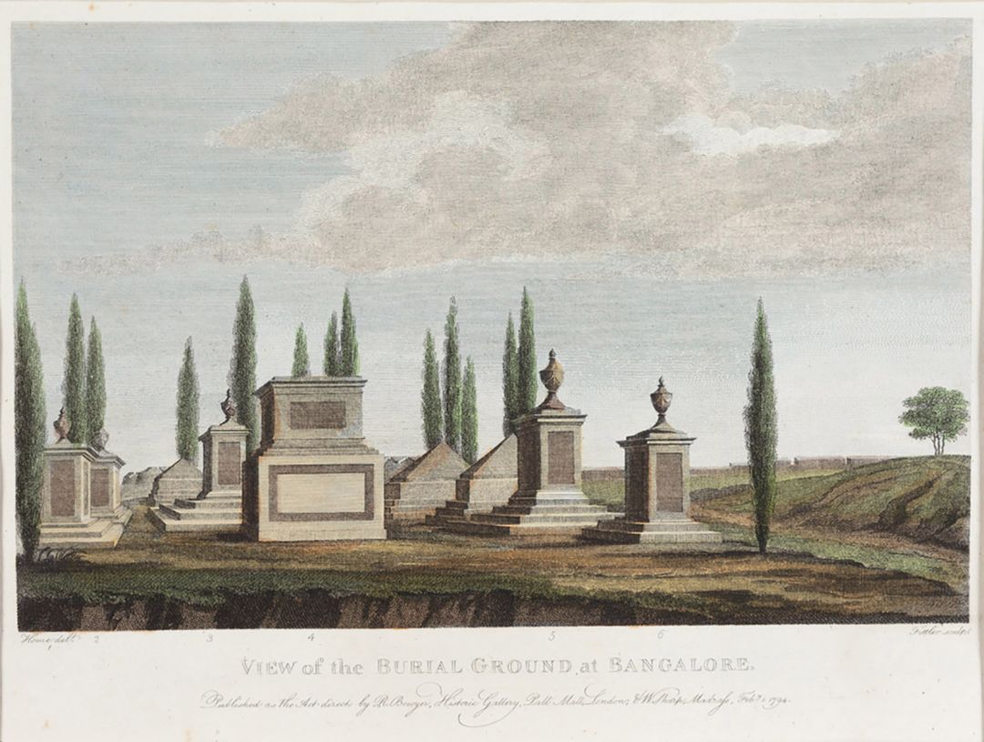 View of the Burial Ground at Bangalore