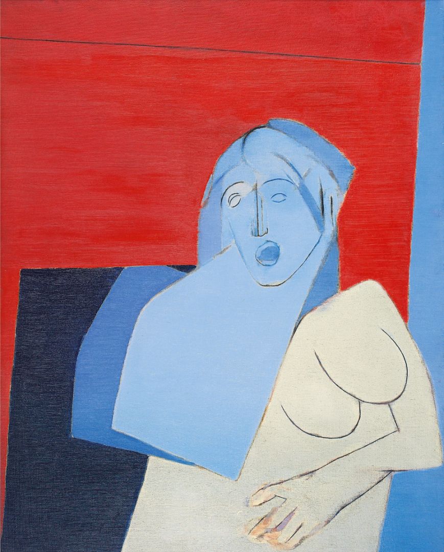 Untitled (Blue Torso)