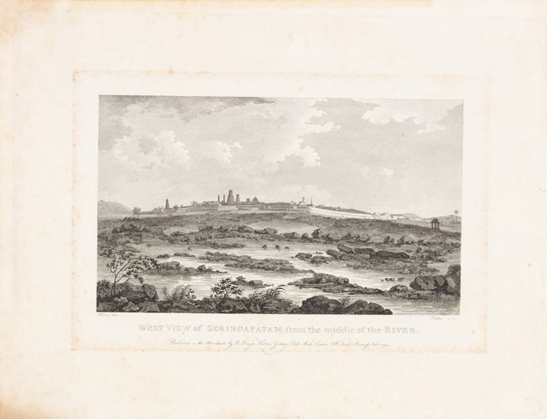 West View of Seringapatam from the Middle of the River