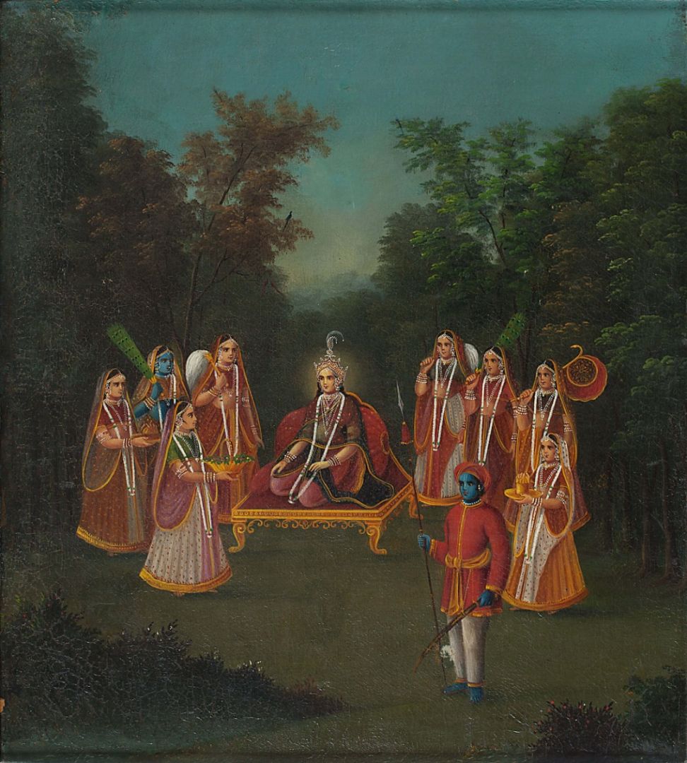 Untitled (Radha as Queen)