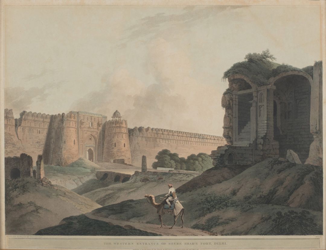 The Western Entrance of Shere Shah’s Fort, Delhi