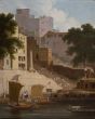 Panchganga and Durga Ghats, Benares, Upper India