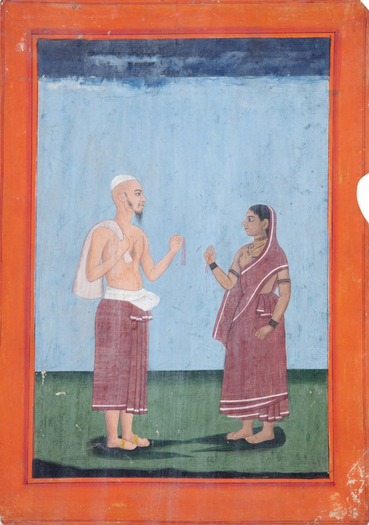 A Chohar [dry fruit] Merchant and his wife