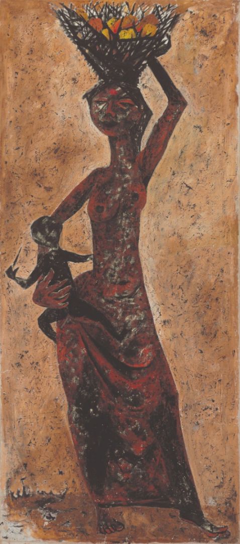 Woman with a Basket of Fruit