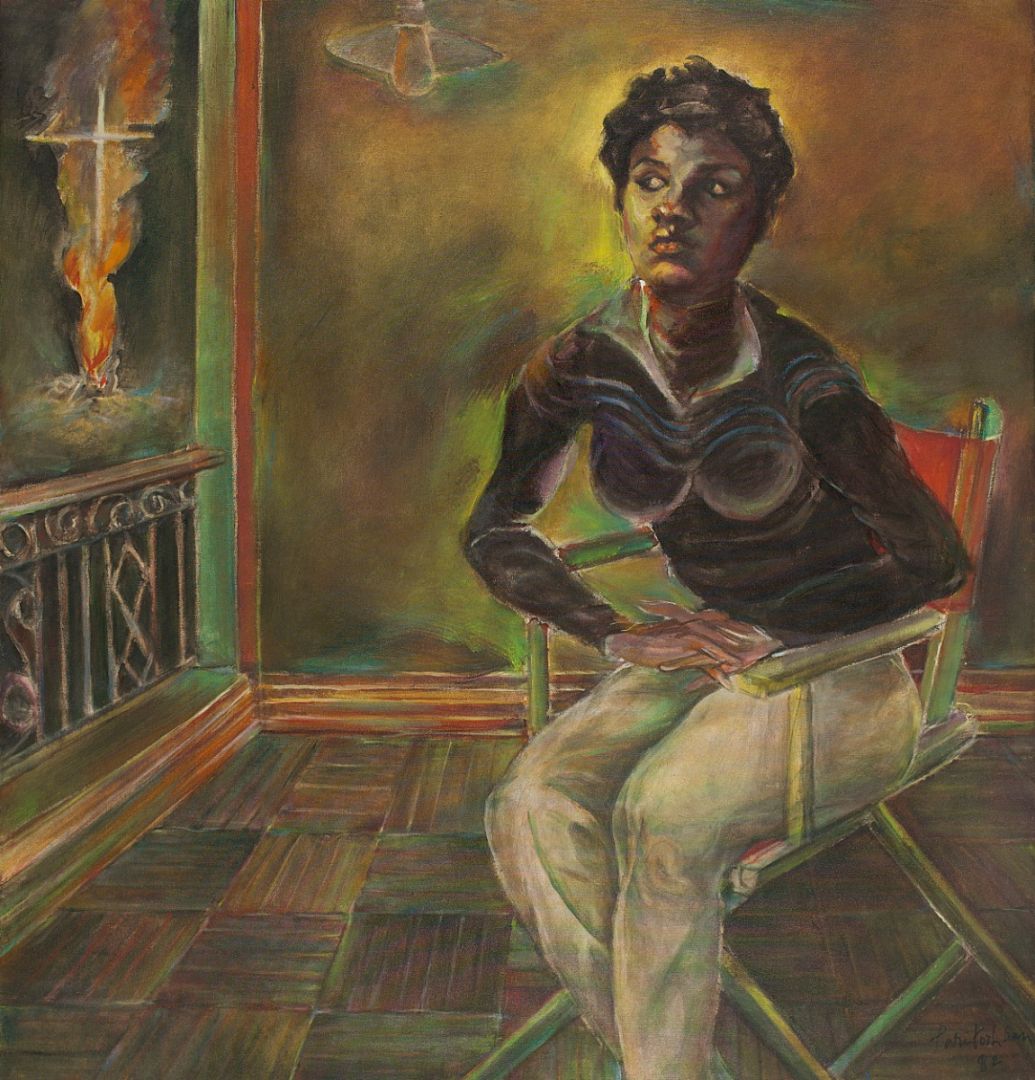 Untitled (Isabelle in Black Dress)