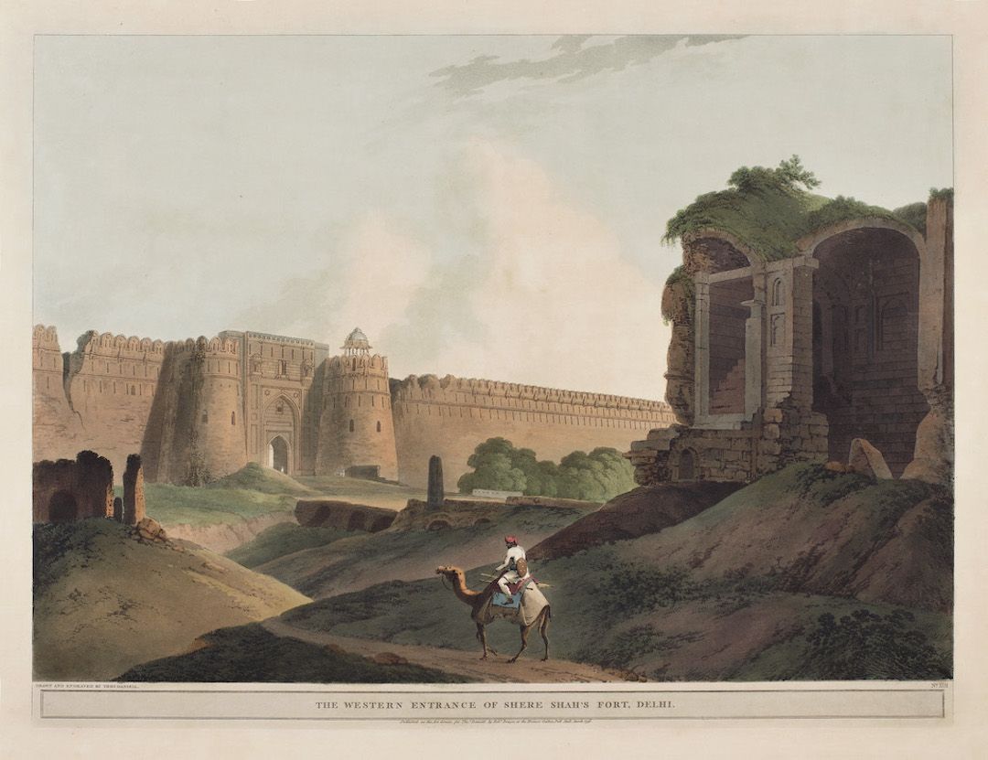 The Western Entrance of Shere Shah’s Fort, Delhi