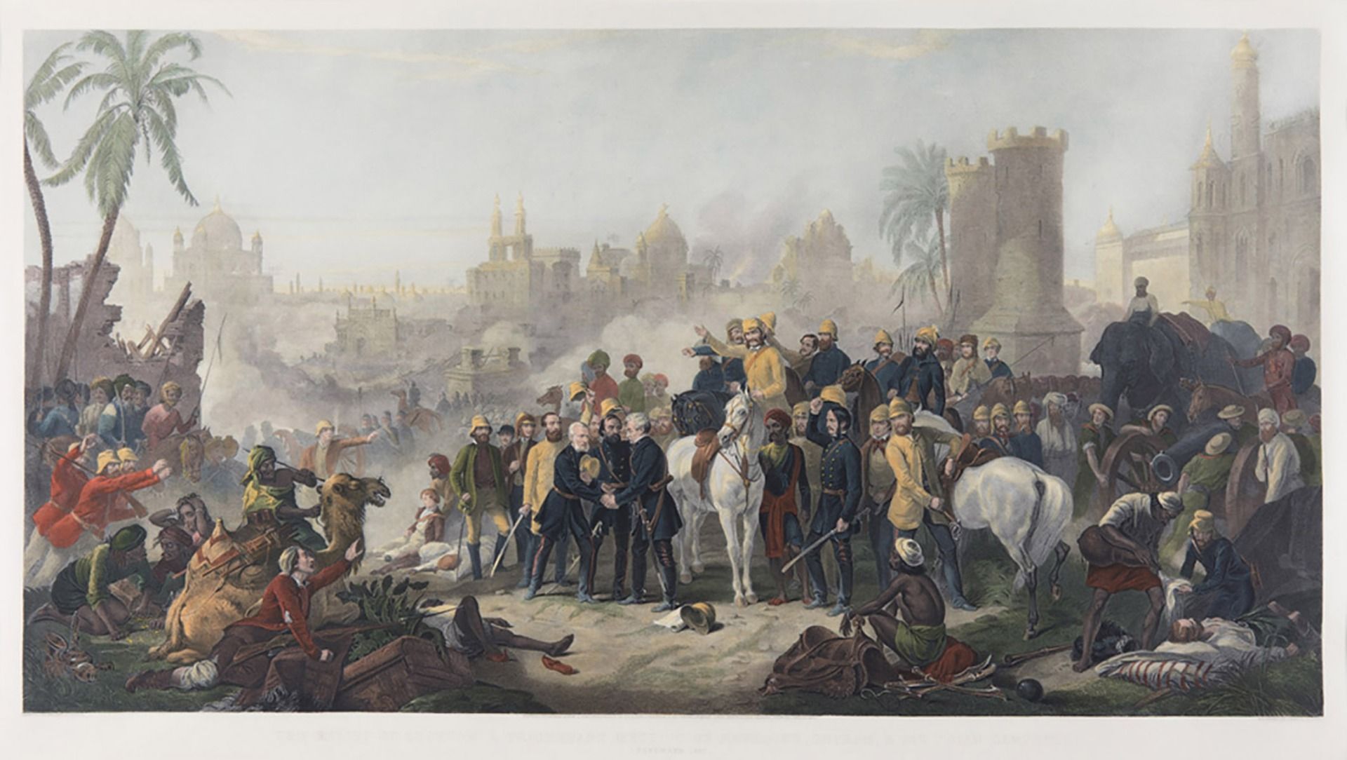 The Relief Of Lucknow Triumphant Meeting of Havelock Outram