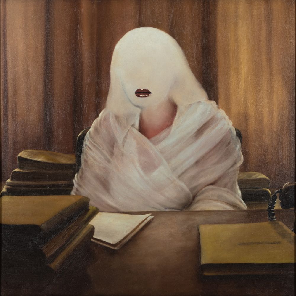 In Her Office