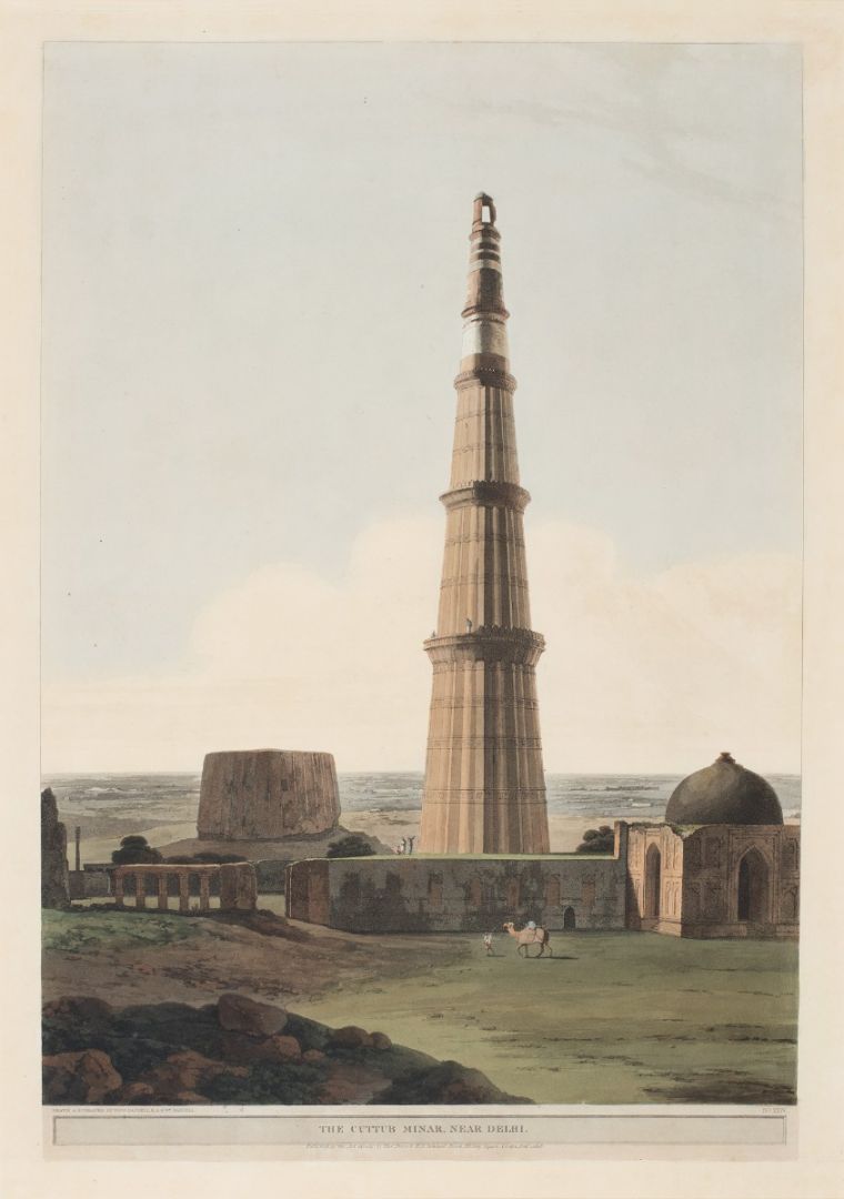 The Cuttub Minar, near Delhi