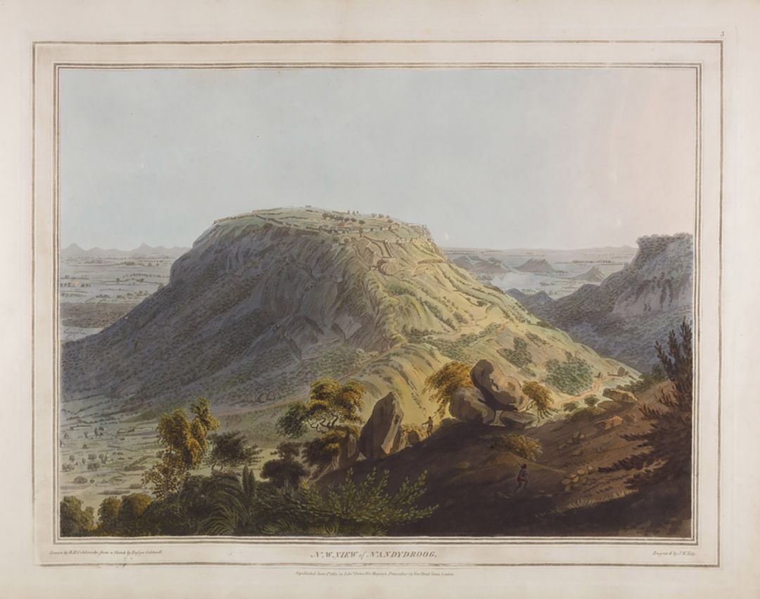 N. W. View of Nandydroog