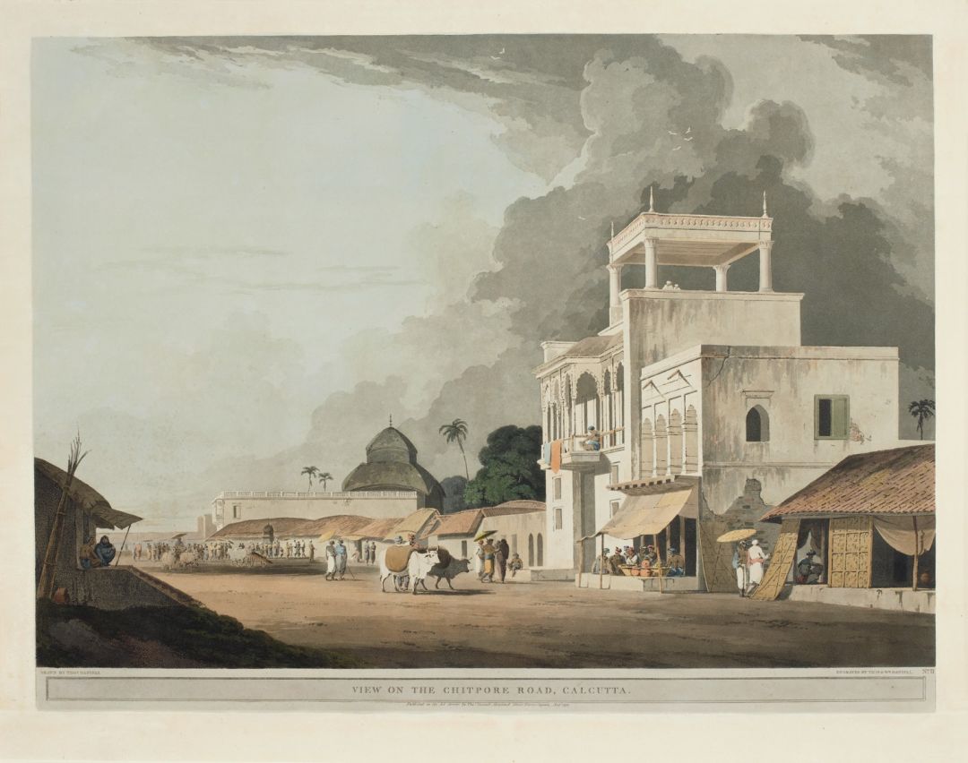 View on the Chitpore Road, Calcutta