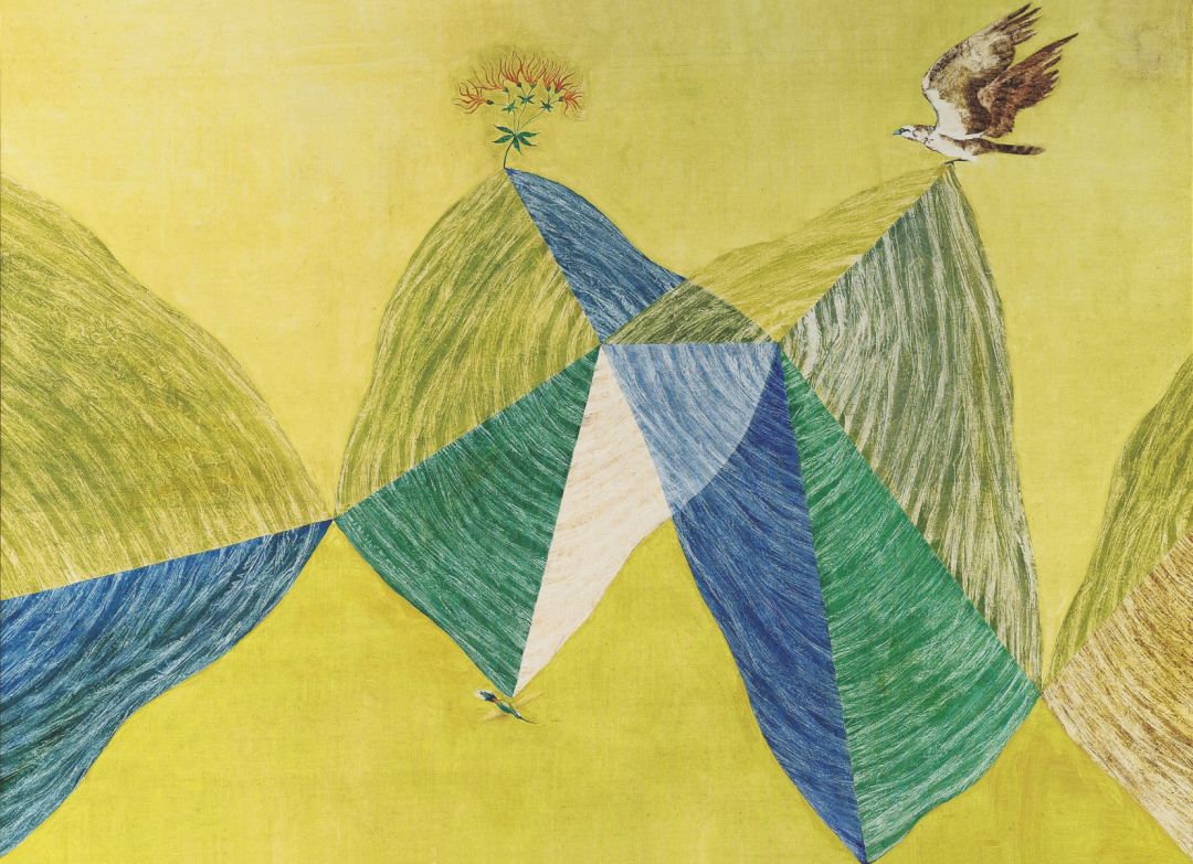 Untitled (Bird, Tree and Mountain Series)