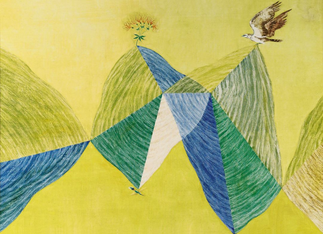 Untitled(Bird, Tree and Mountain Series)