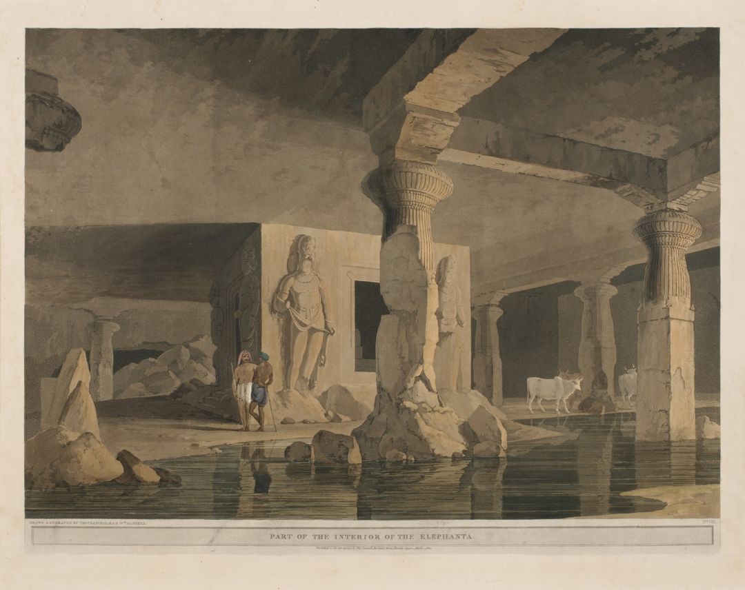 Part of the Interior of the Elephanta
