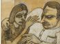 Man and Woman (With Yellow and Grey)