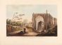 A View of the Gate of the Caravan Serai at Raje Mahel