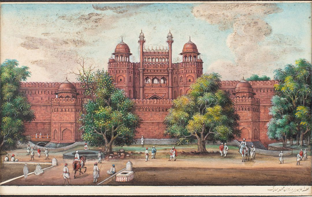 Naqsha-i-Lahiri Darwaja, Quila Mubarak
