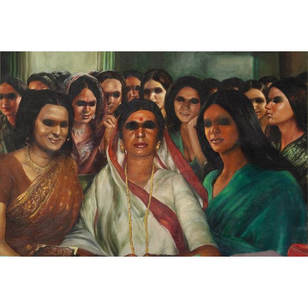 A Social Gathering by Bikash Bhattacharjee