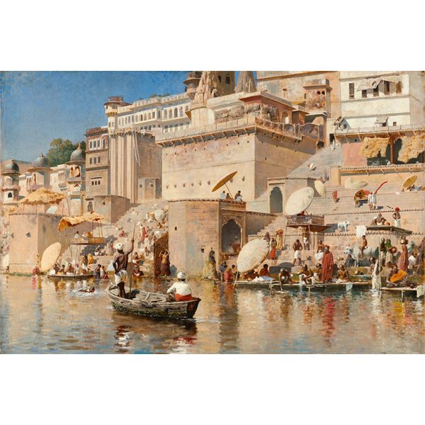 On the River Ganges, Benares by Edwin Lord Weeks