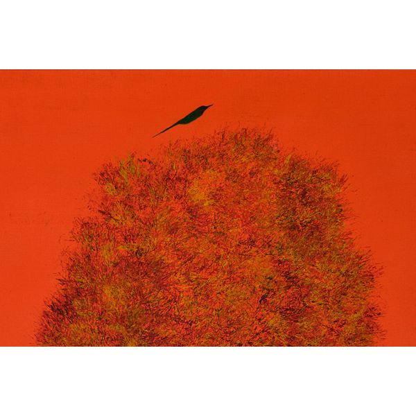 Untitled (Bird, Tree Series) by J. Swaminathan