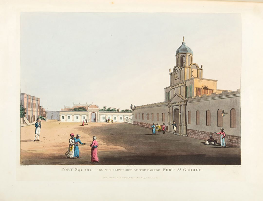 Fort Square, from the South side of the Parade, Fort St George