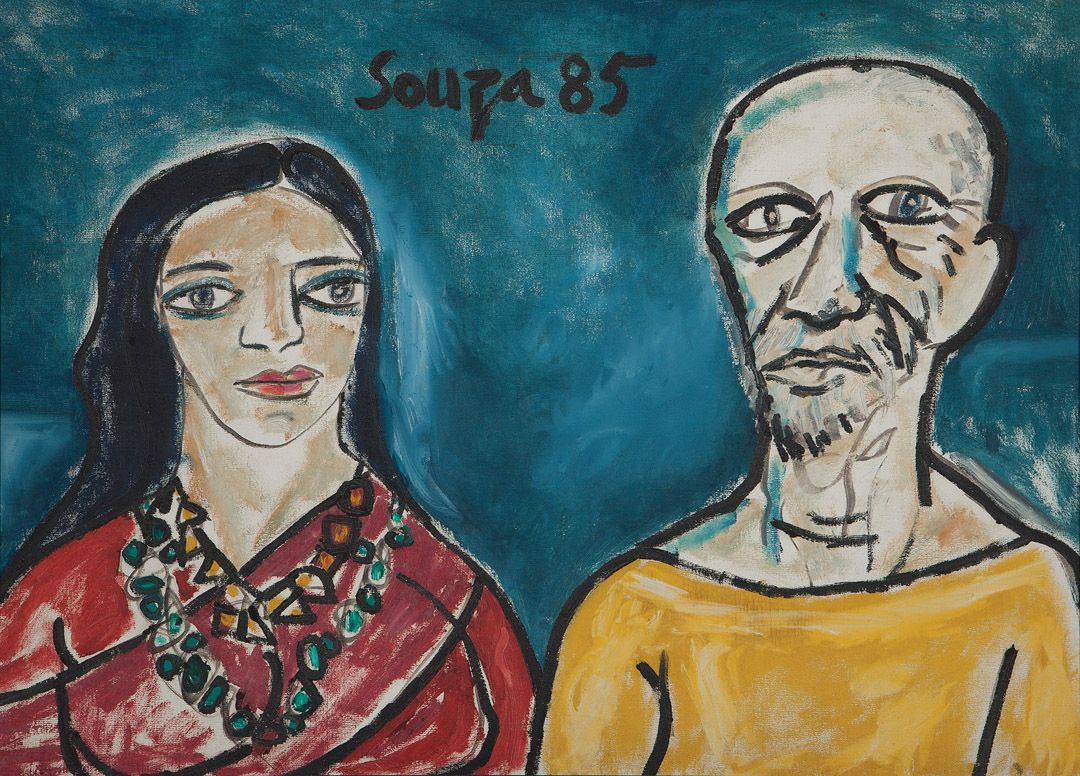 Self Portrait with Young Woman 
