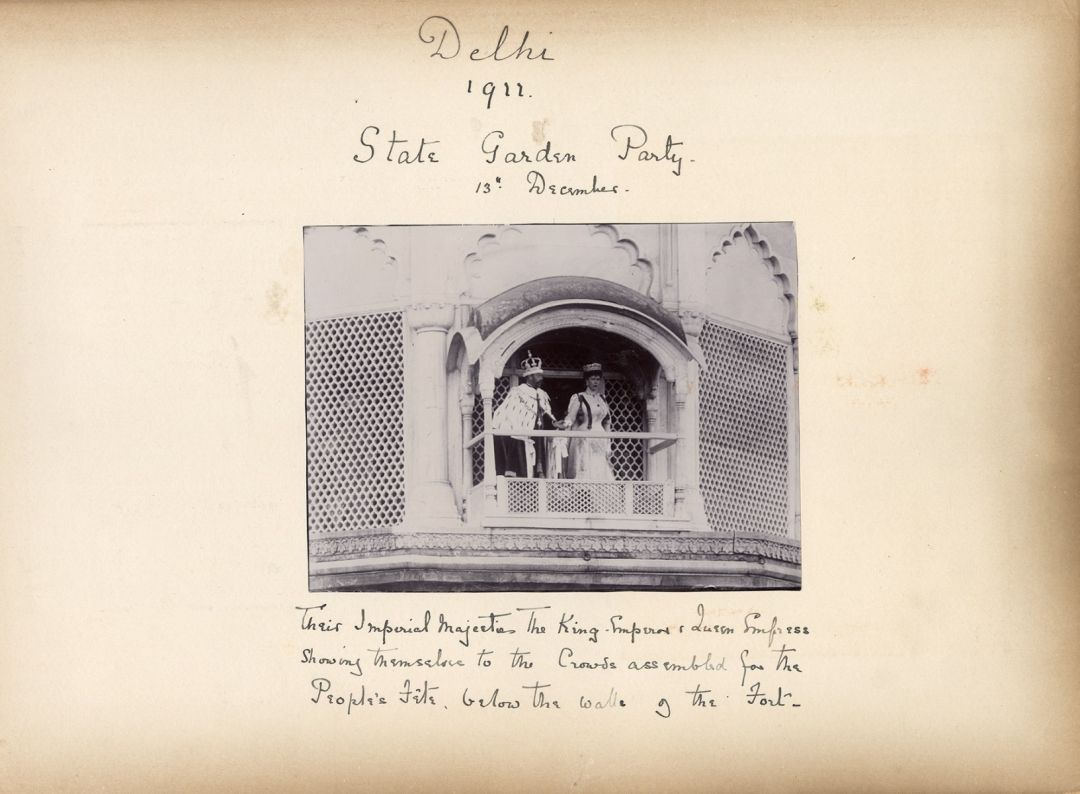 Jharokha Darshan at the State Garden Party, 1911