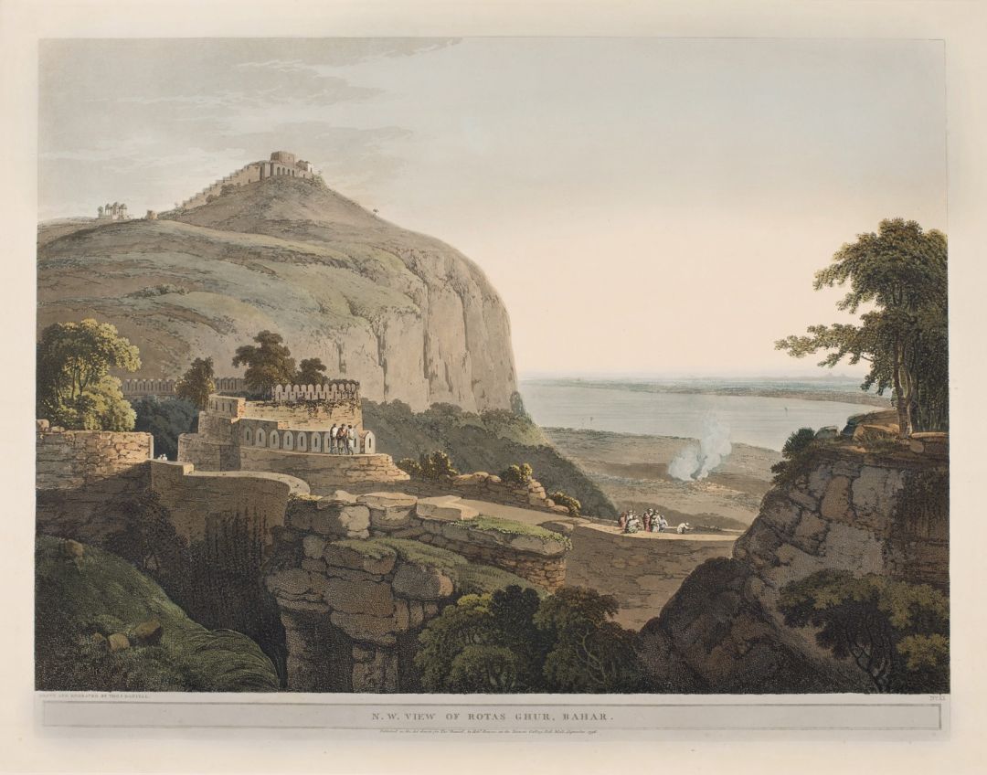 N.W. View of Rotas Ghur, Bahar