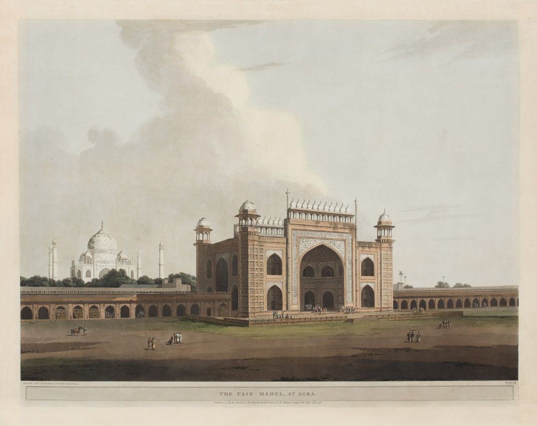 The Taje Mahal, at Agra