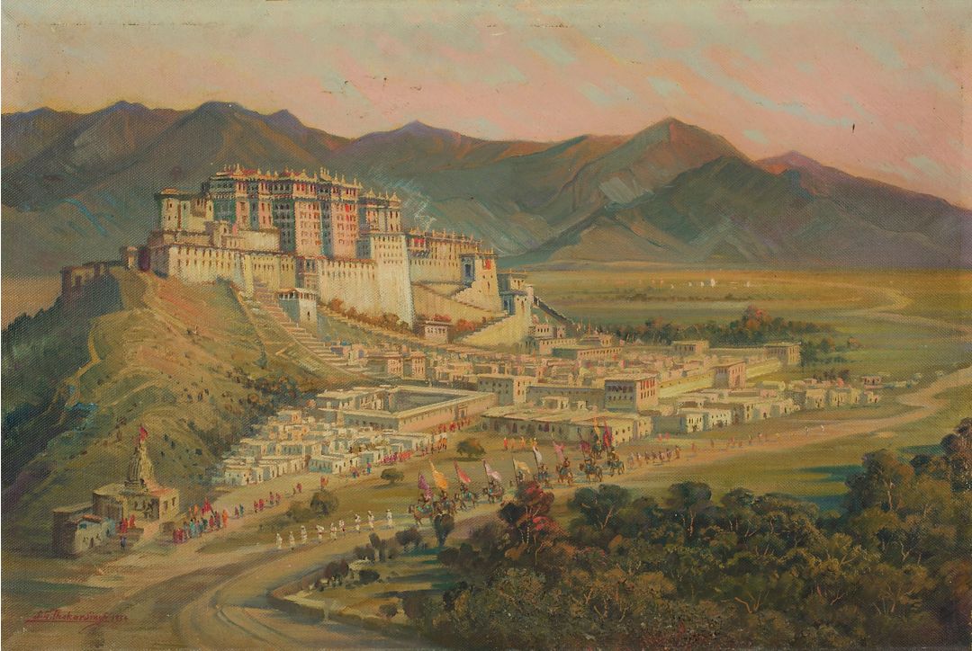Patola Palace in the Evening Light