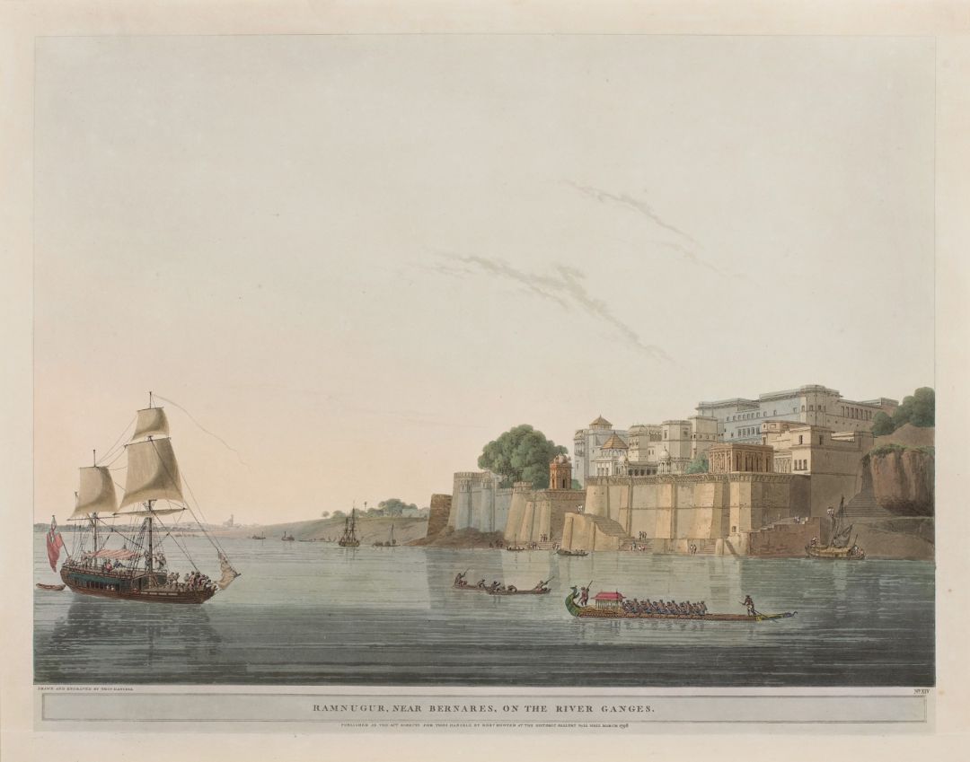 Ramnugur, near Benares, on the River Ganges