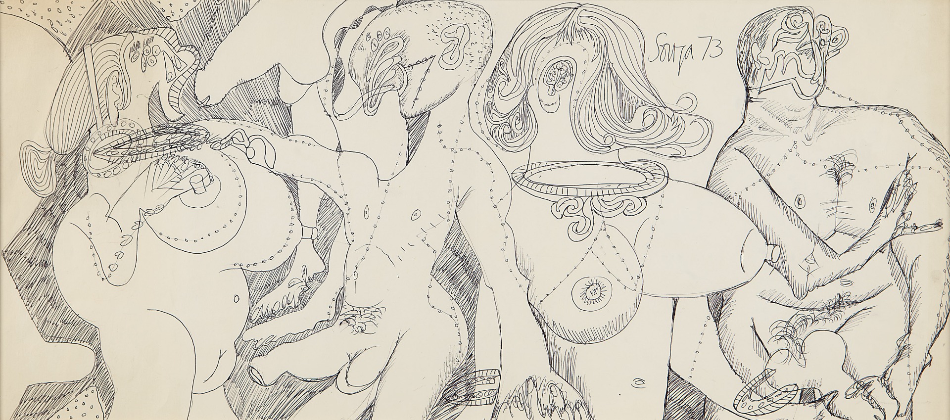 Untitled (Group of Nudes)